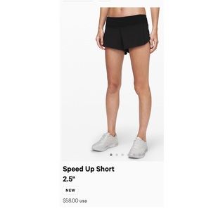 lululemon athletica Shorts - lululemon speed up shorts lululemon athletica Shorts - lululemon speed up shorts